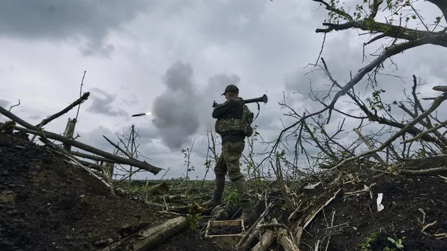 Украинский военнослужащий