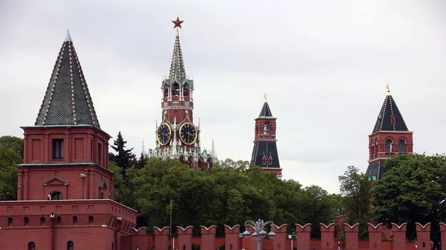 Вид на Московский Кремль