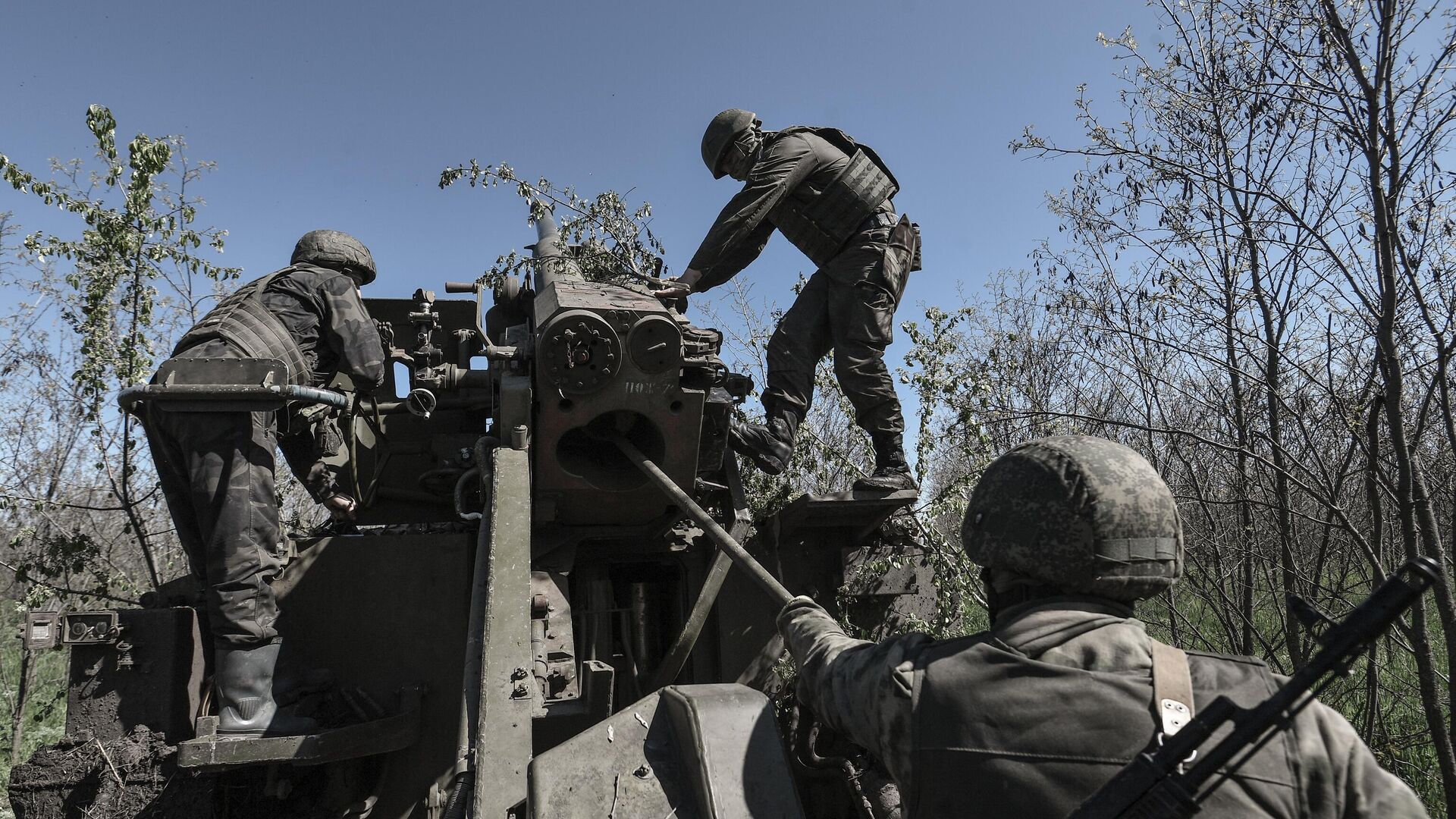 Военнослужащие ВС РФ  на Ореховском направлении в Запорожской области - РИА Новости, 1920, 10.08.2023