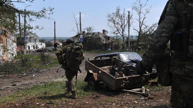 Бойцы ЧВК Вагнер в Артемовске