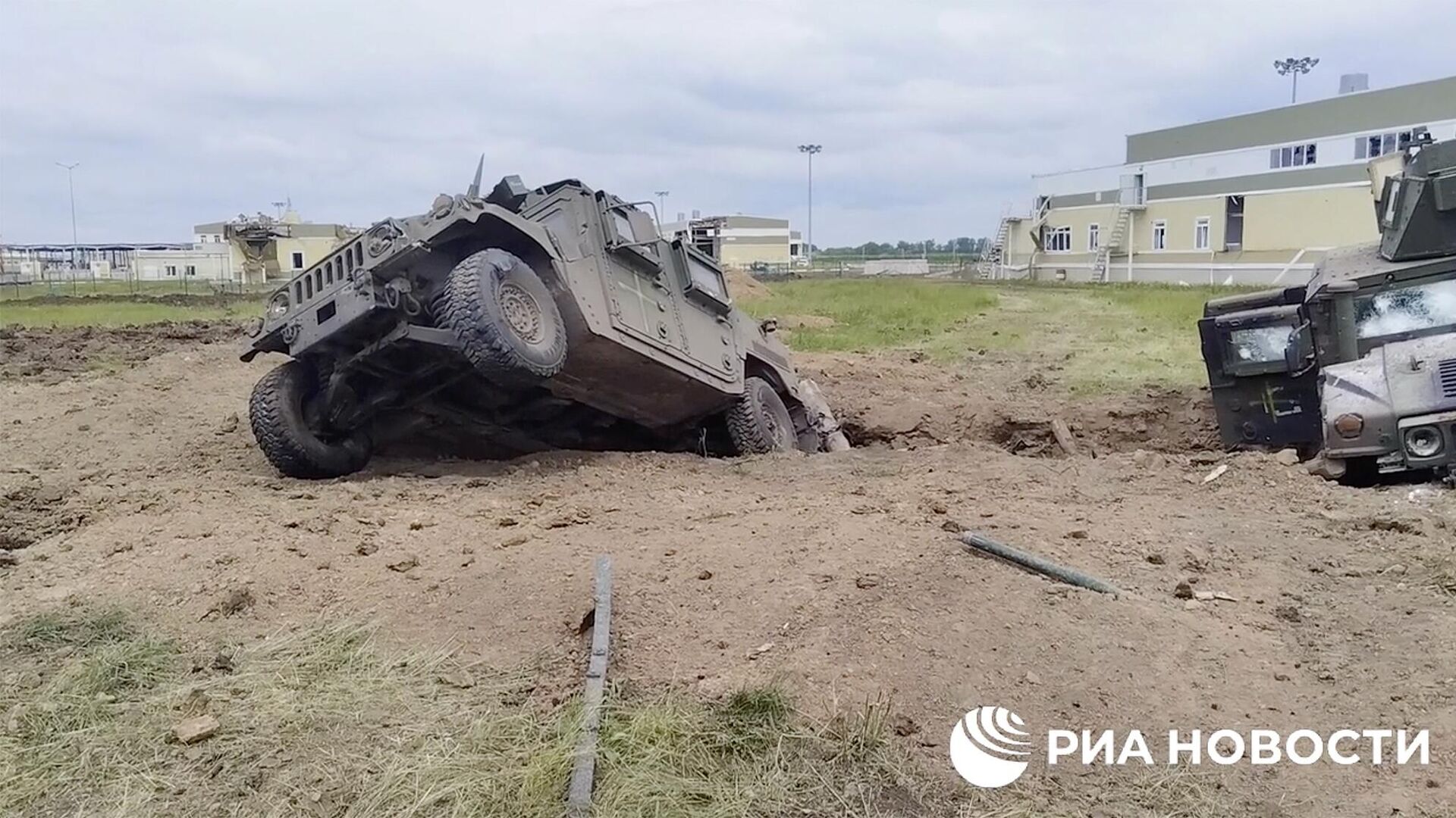 Поврежденная техника на месте уничтожения ДРГ в Белгородской области - РИА Новости, 1920, 23.05.2023