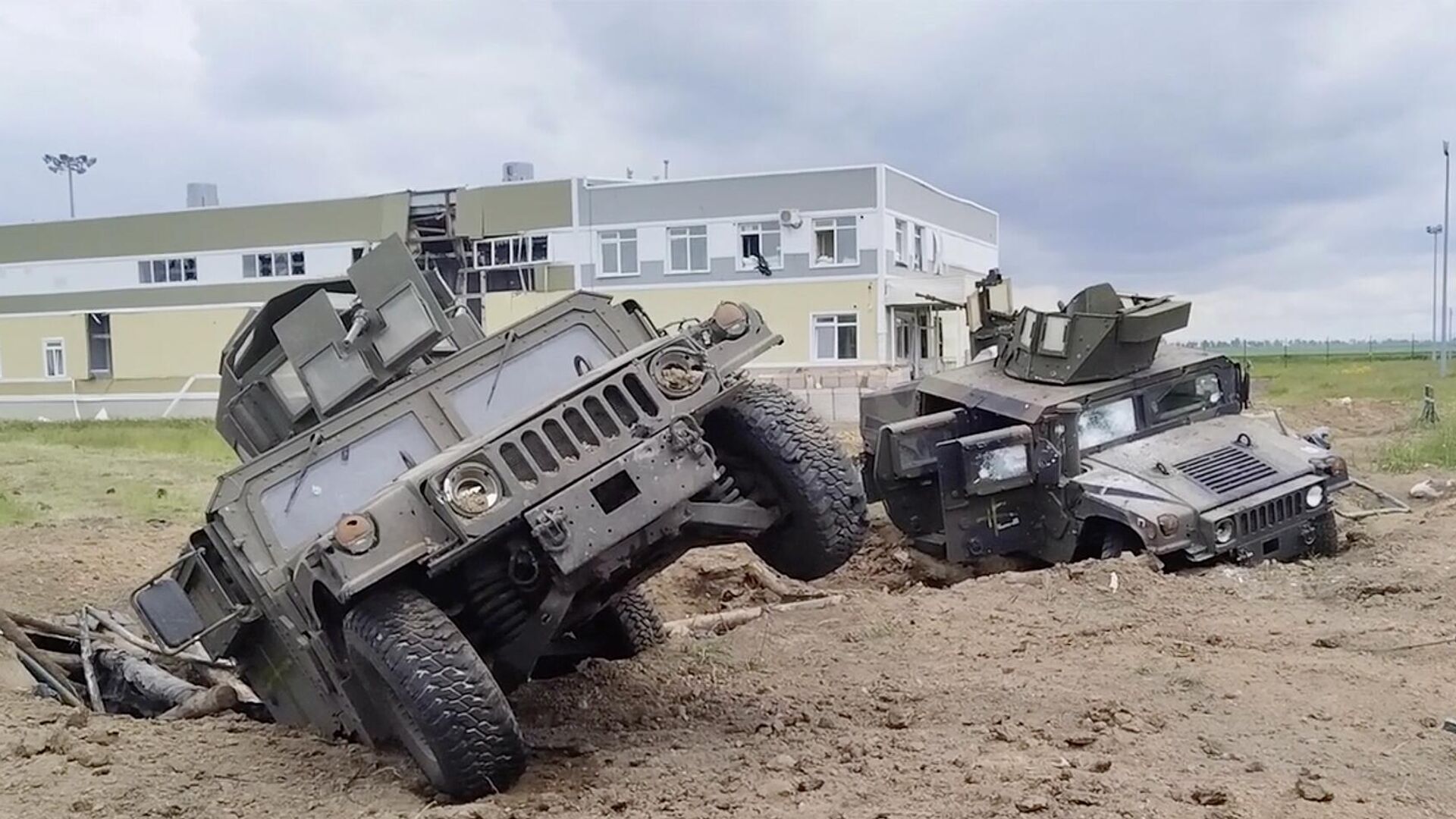 Поврежденная техника на месте уничтожения ДРГ в Белгородской области - РИА Новости, 1920, 03.06.2023