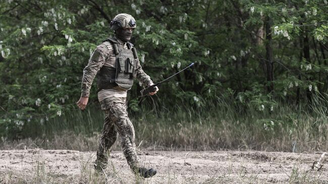 Военнослужащий ВС РФ в южном секторе специальной военной операции