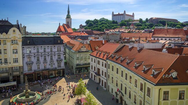 Вид на Братиславу. Архивное фото