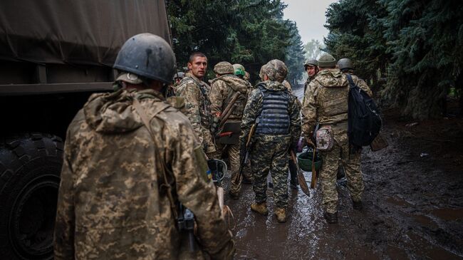 Украинские военнослужащие