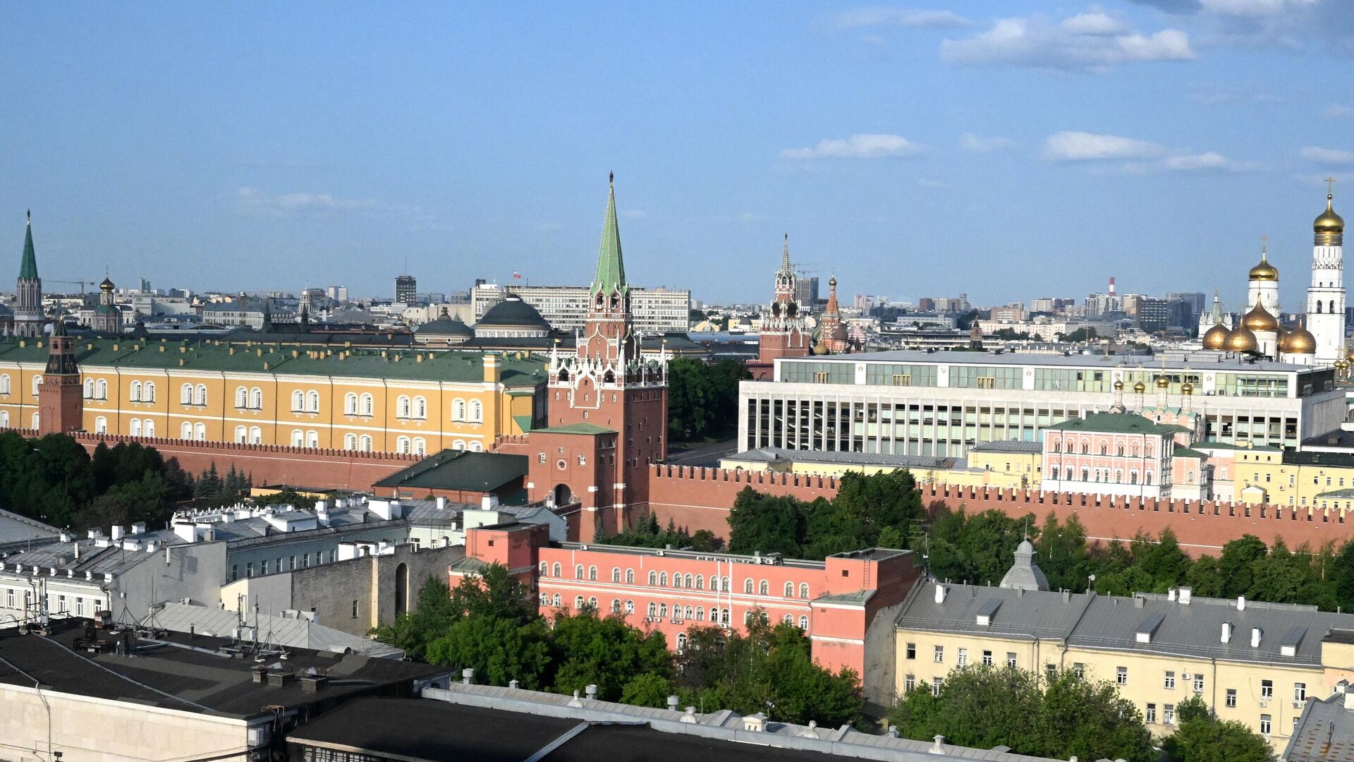 Вид на Московский Кремль - РИА Новости, 1920, 10.07.2023