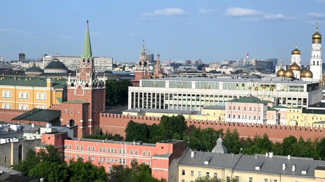 Вид на Московский Кремль