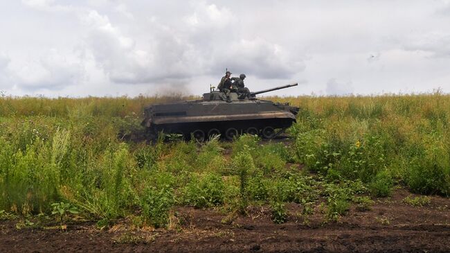 Российские военнослужащие в зоне проведения спецоперации