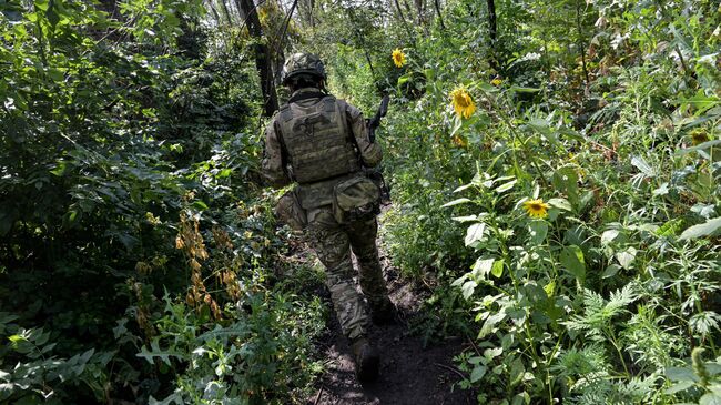 Военнослужащий ВС РФ в зоне специальной военной операции