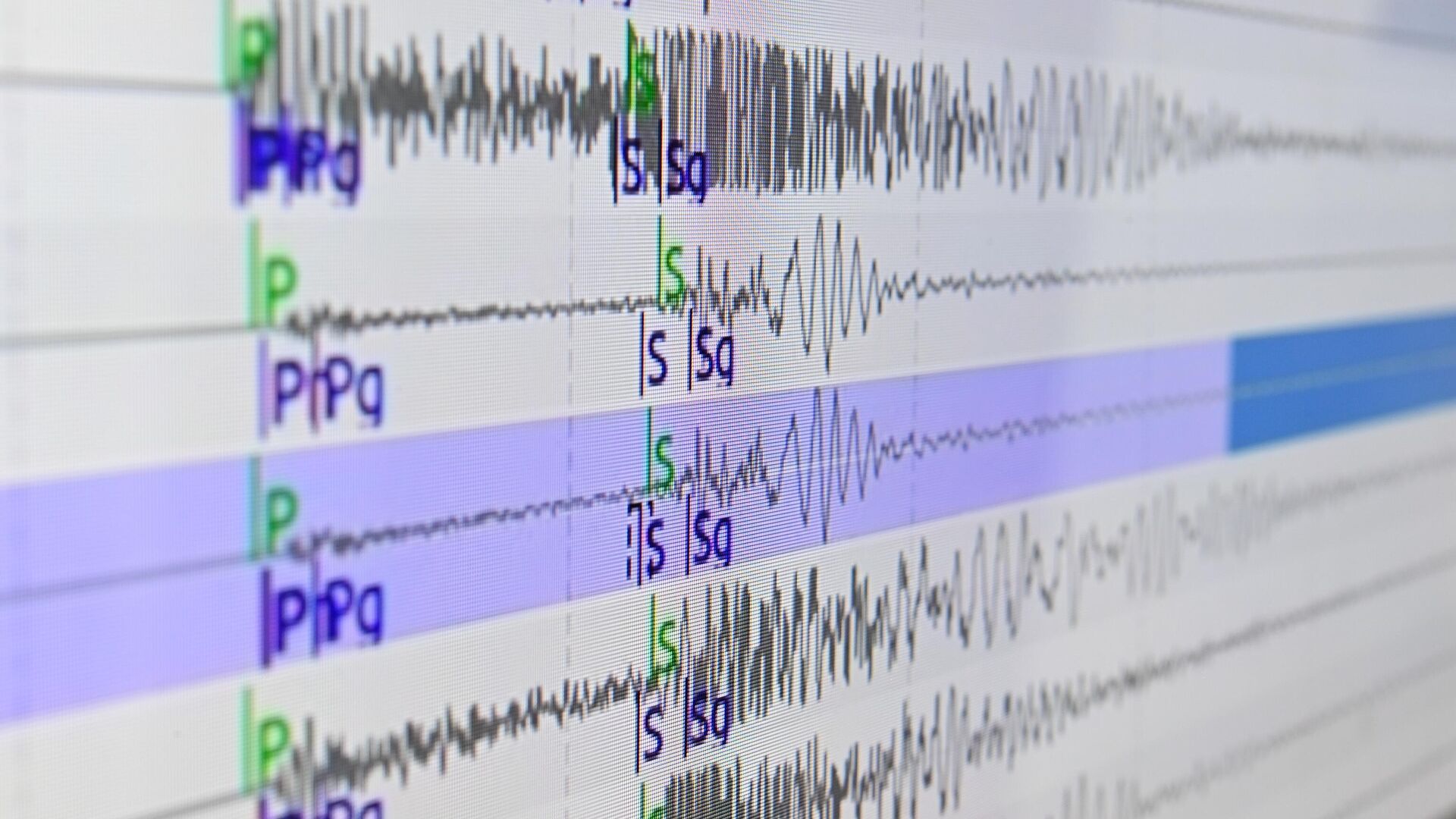 Сейсмограммы, получаемые с сети сейсмостанций - РИА Новости, 1920, 20.02.2024
