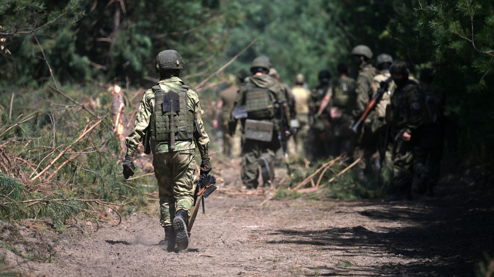 Военнослужащие ВС РФ в зоне проведения специальной военной операции - РИА Новости, 1920, 25.10.2023