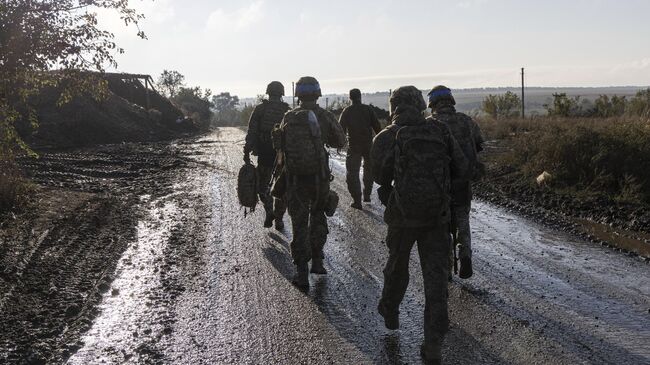 Украинские военнослужащие. Архивное фото