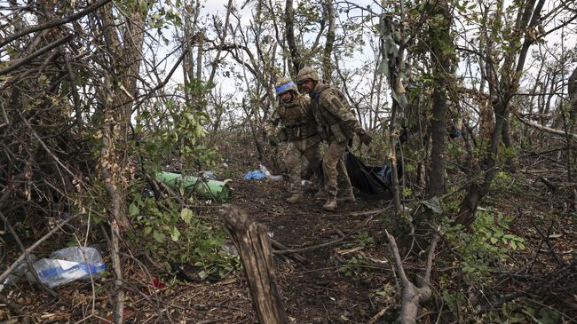 Украинские военнослужащие 