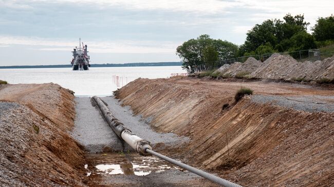 Участок газопровода Balticconnector