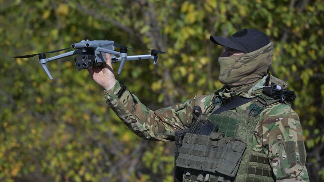 Корректировка огня танковых подразделений с помощью БПЛА в зоне СВО