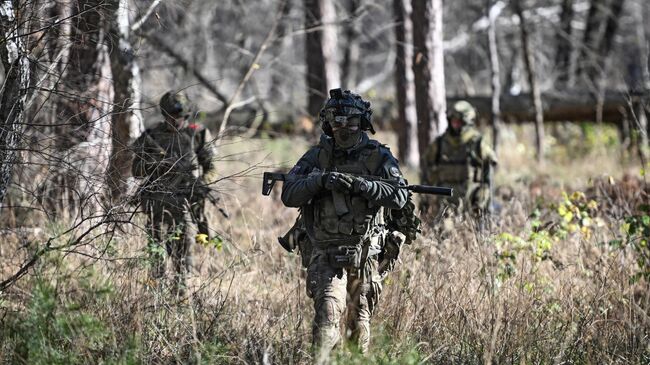 Российские военнослужащие в зоне проведения спецоперации. Архивное фото