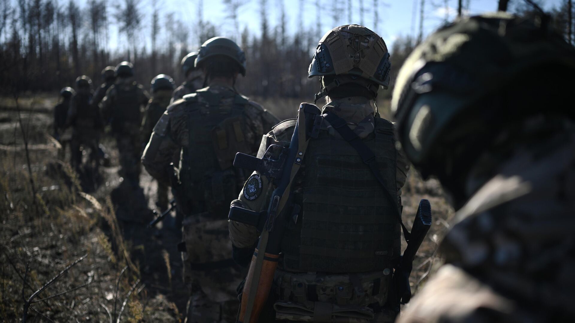 Российские военные в зоне проведения спецоперации. Архивное фото - РИА Новости, 1920, 21.03.2024