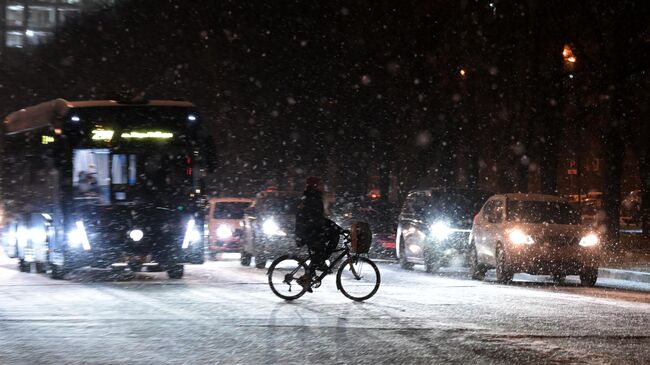 Снег в Москве