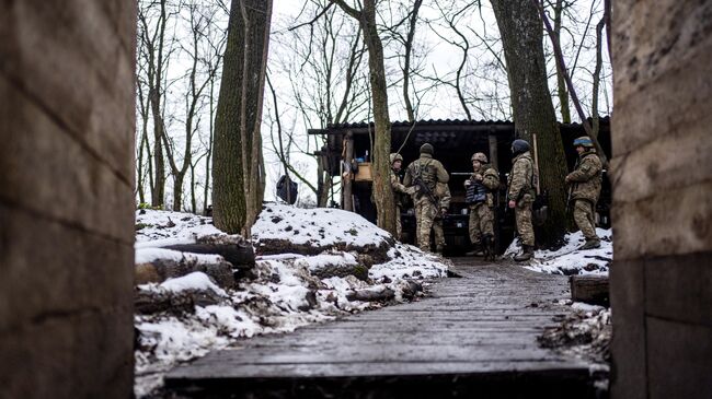 Украинские военнослужащие. Архивное фото