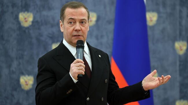 Заместитель председателя Совета безопасности РФ Дмитрий Медведев. Архивное фото