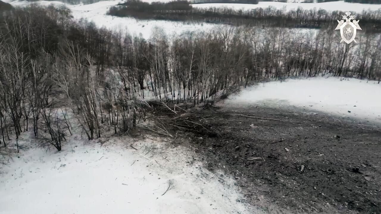 Место крушения военно-транспортного самолета Ил-76 в Белгородской области - РИА Новости, 1920, 04.02.2024