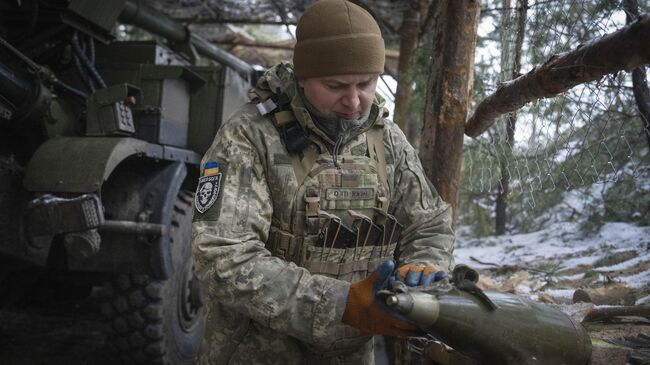 Украинский военнослужащий 