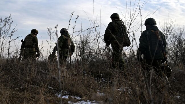 Военнослужащие ВС РФ в зоне СВО