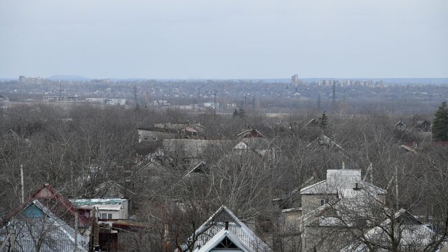 Вид на город Авдеевка. Архивное фото