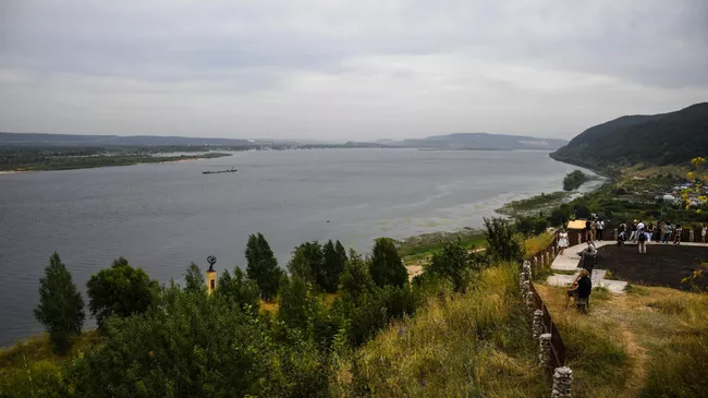 Вид на Волгу в Жигулевском заповеднике имени Сапрыгина