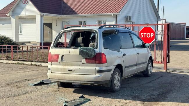 Последствия обстрела в Грайворонском городском округе Белгородской области. Архивное фото