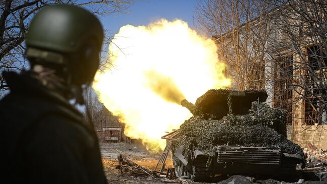 Танк в зоне СВО