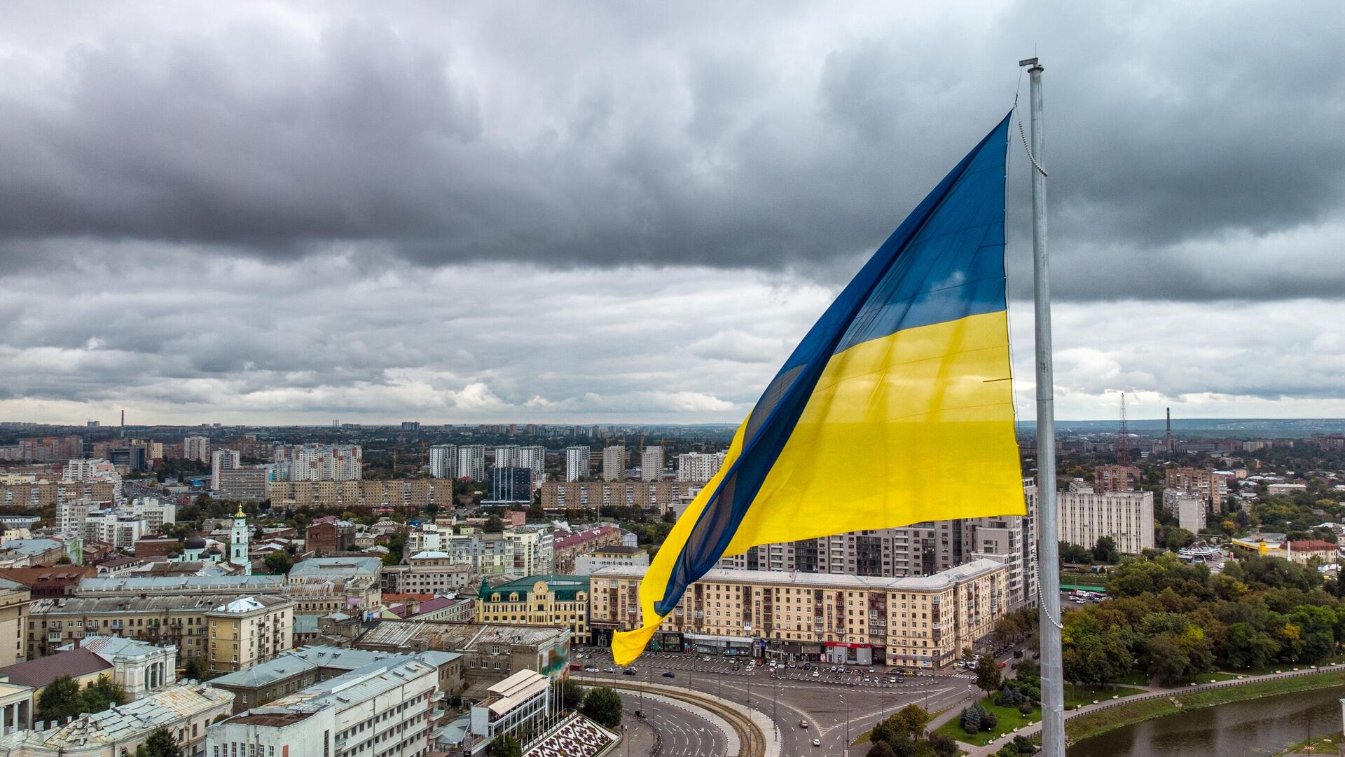 Флаг Украины. Архивное фото - РИА Новости, 1920, 24.08.2024