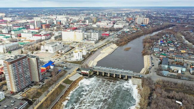 Паводковая ситуация в городе Курган