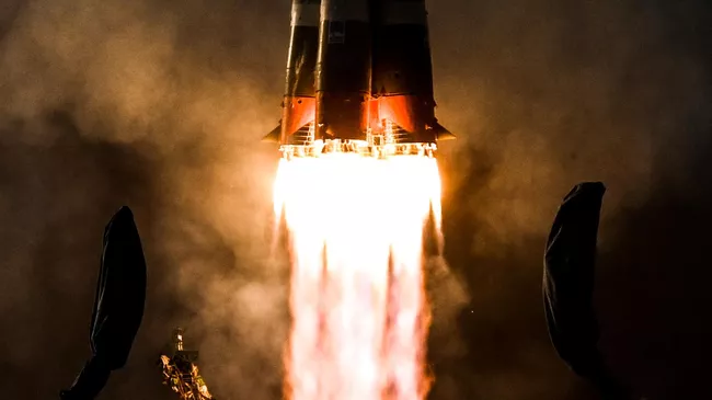 Запуск транспортного пилотируемого корабля Союз МС-25