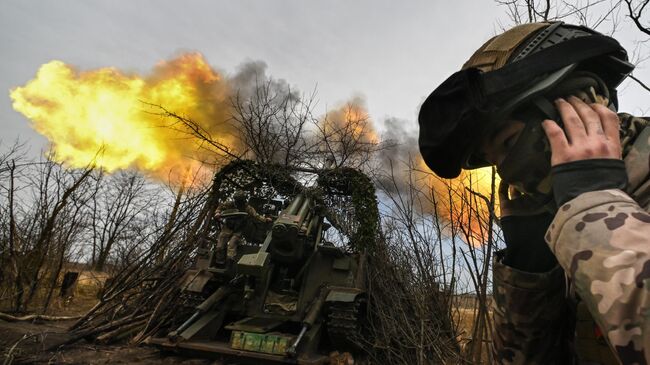 Боевая работа подразделений ВС РФ в зоне СВО. Архивное фото