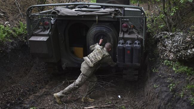 Украинский военнослужащий