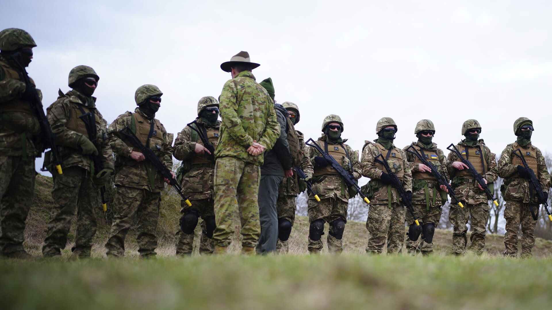 Обучение украинских военных иностранными инструкторами. Архивное фото - РИА Новости, 1920, 31.05.2024