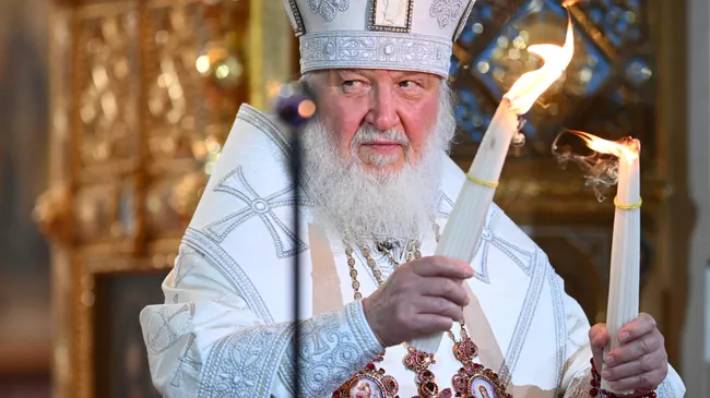 Ночное Пасхальное богослужение в Храме Христа Спасителя