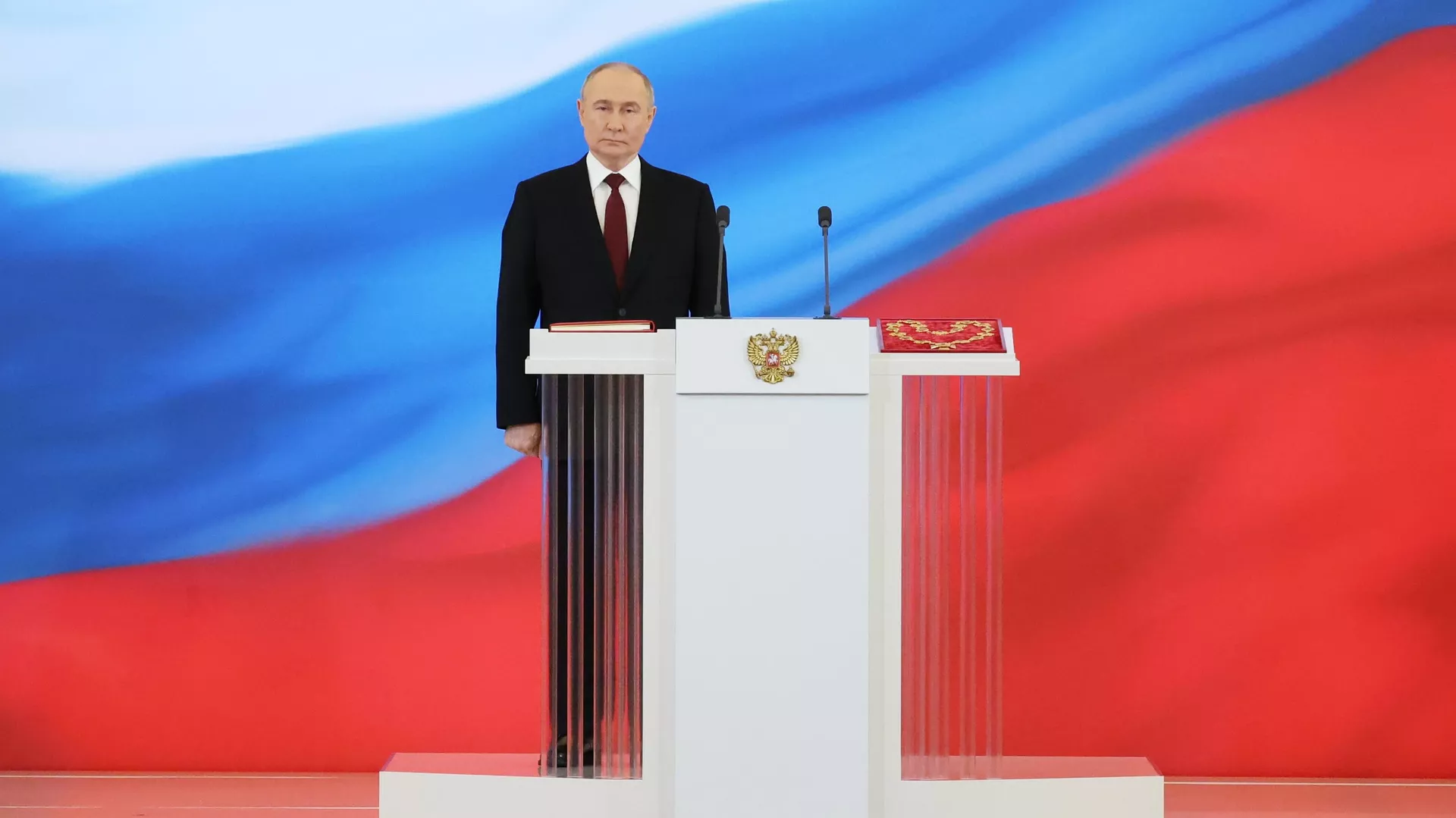 Избранный президент РФ Владимир Путин на церемонии инаугурации в Кремле - РИА Новости, 1920, 07.05.2024