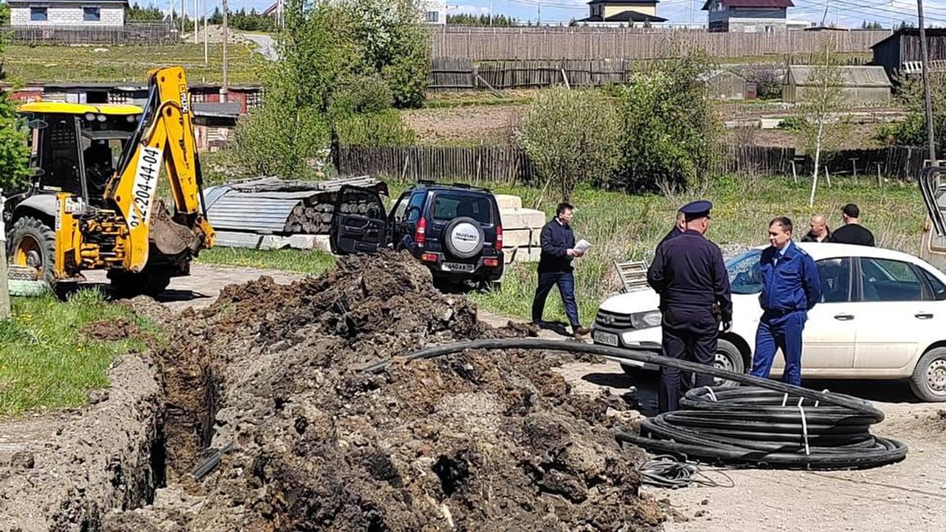 Место происшествия, где студент погиб во время производственной практики в городе Реж Свердловской области - РИА Новости, 1920, 30.05.2024