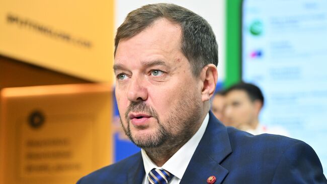 Губернатор Запорожской области Евгений Балицкий на  ПМЭФ