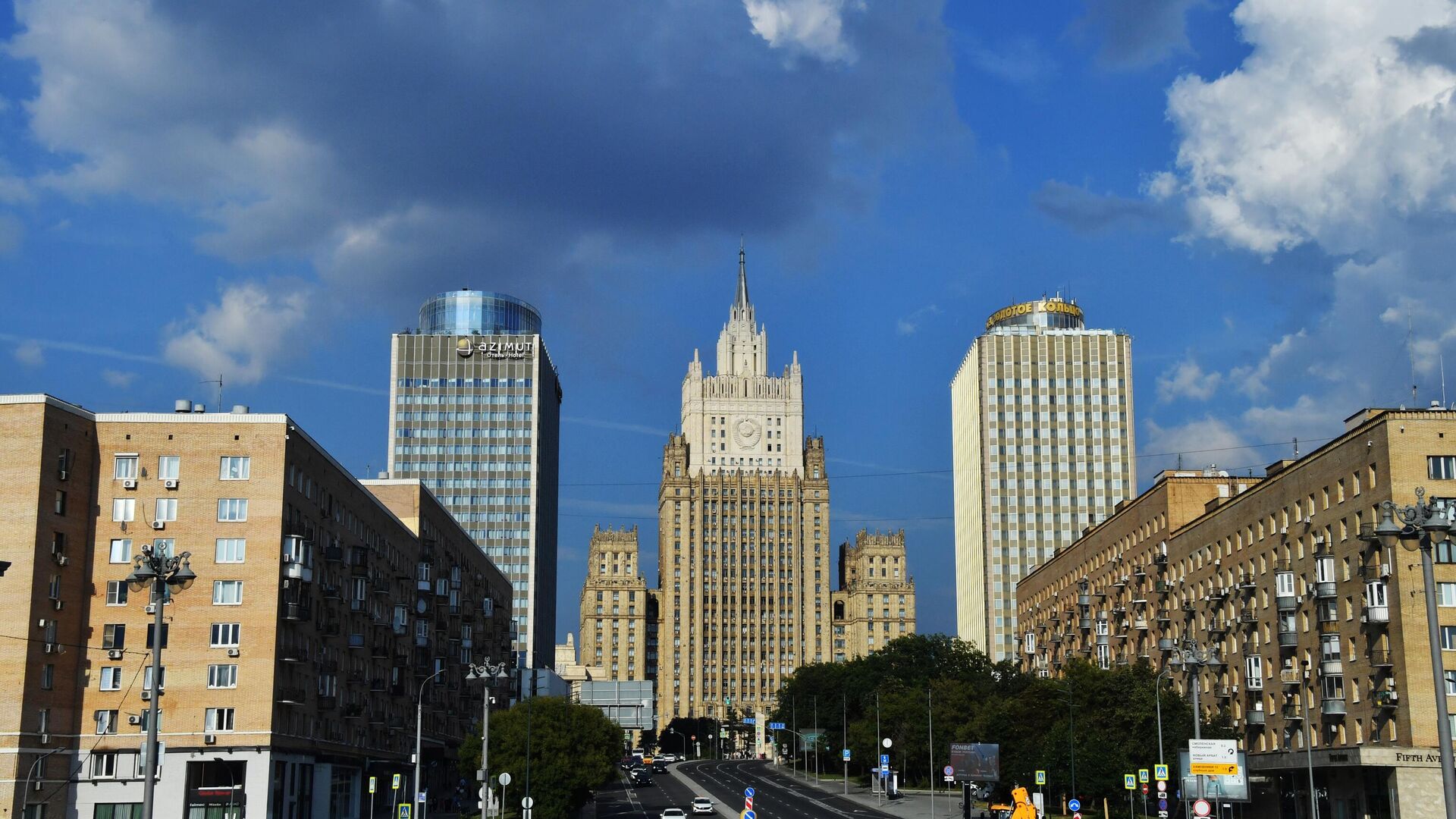 Здание Министерства иностранных дел РФ в Москве - РИА Новости, 1920, 25.08.2024