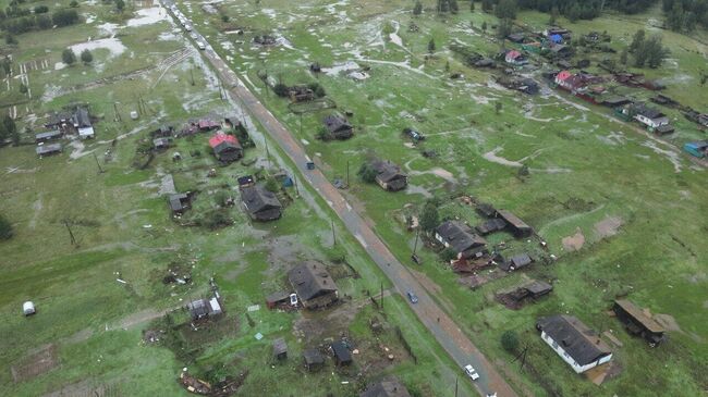 Карабашский городской округ Челябинской области после прорыва дамбы, 27 июля 2024 года