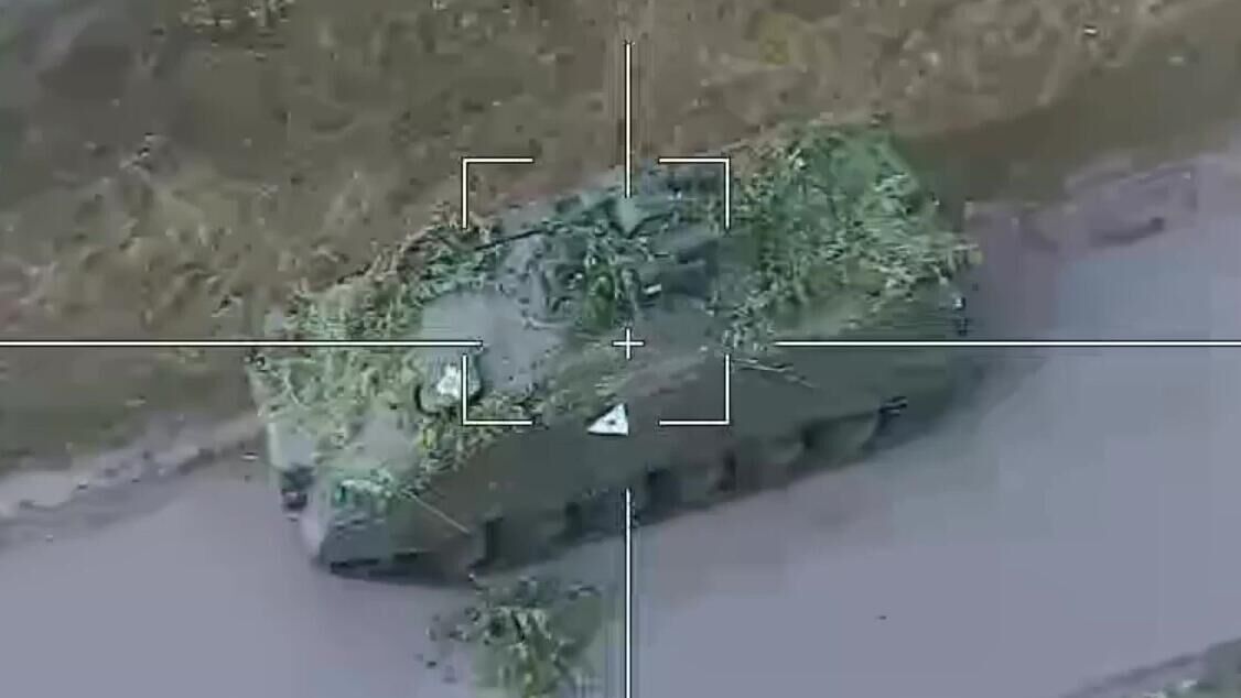 Уничтожение бронетехники ВСУ в приграничном районе Курской области - РИА Новости, 1920, 08.08.2024