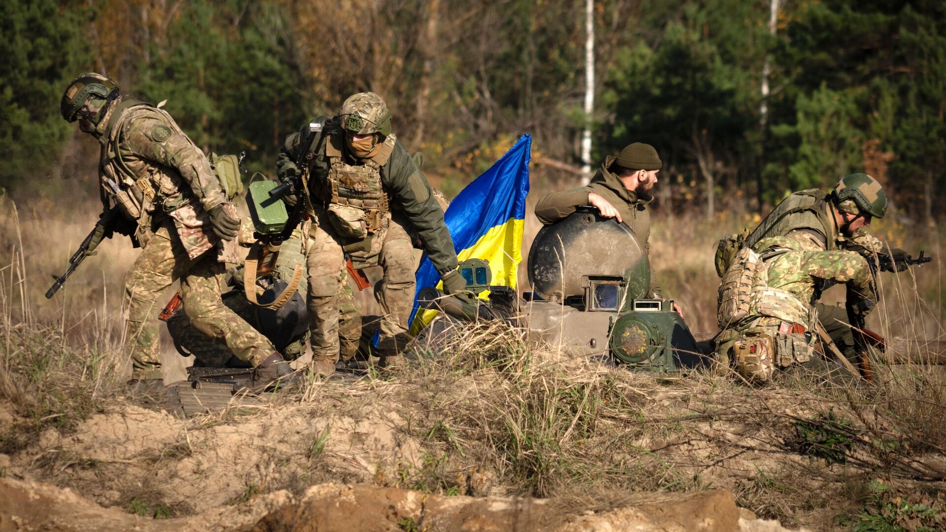 Украинские военные - РИА Новости, 1920, 18.10.2024