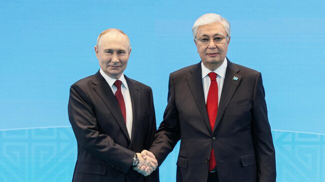 Государственный визит президента РФ В. Путина в Казахстан