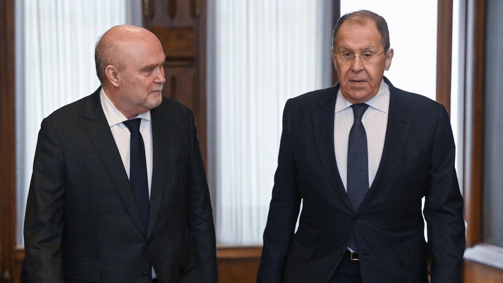 Встреча главы МИД РФ С. Лаврова с генсеком ОБСЕ Ф. Синирлиоглу - РИА Новости, 1920, 11.03.2025
