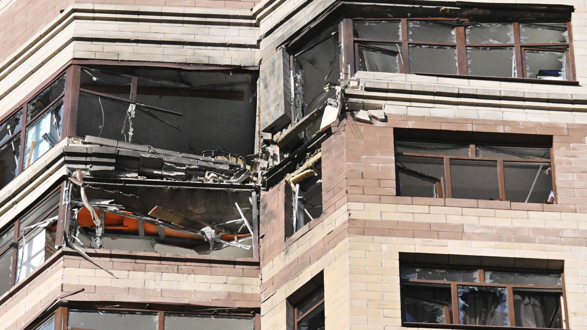 Последствия атаки БПЛА в Москве и Московской области - РИА Новости, 1920, 11.03.2025