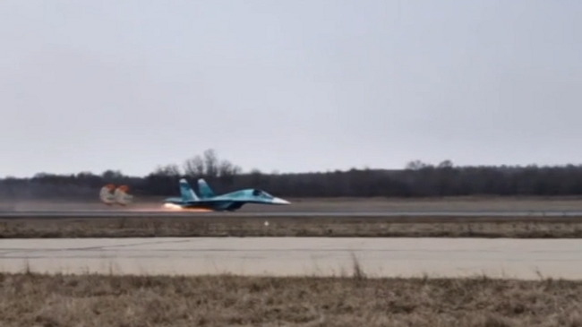 Су-34 на брюхо