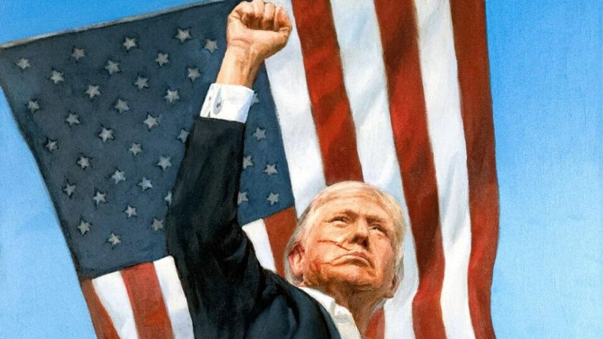 портрет Трампа - РИА Новости, 1920, 22.04.2025